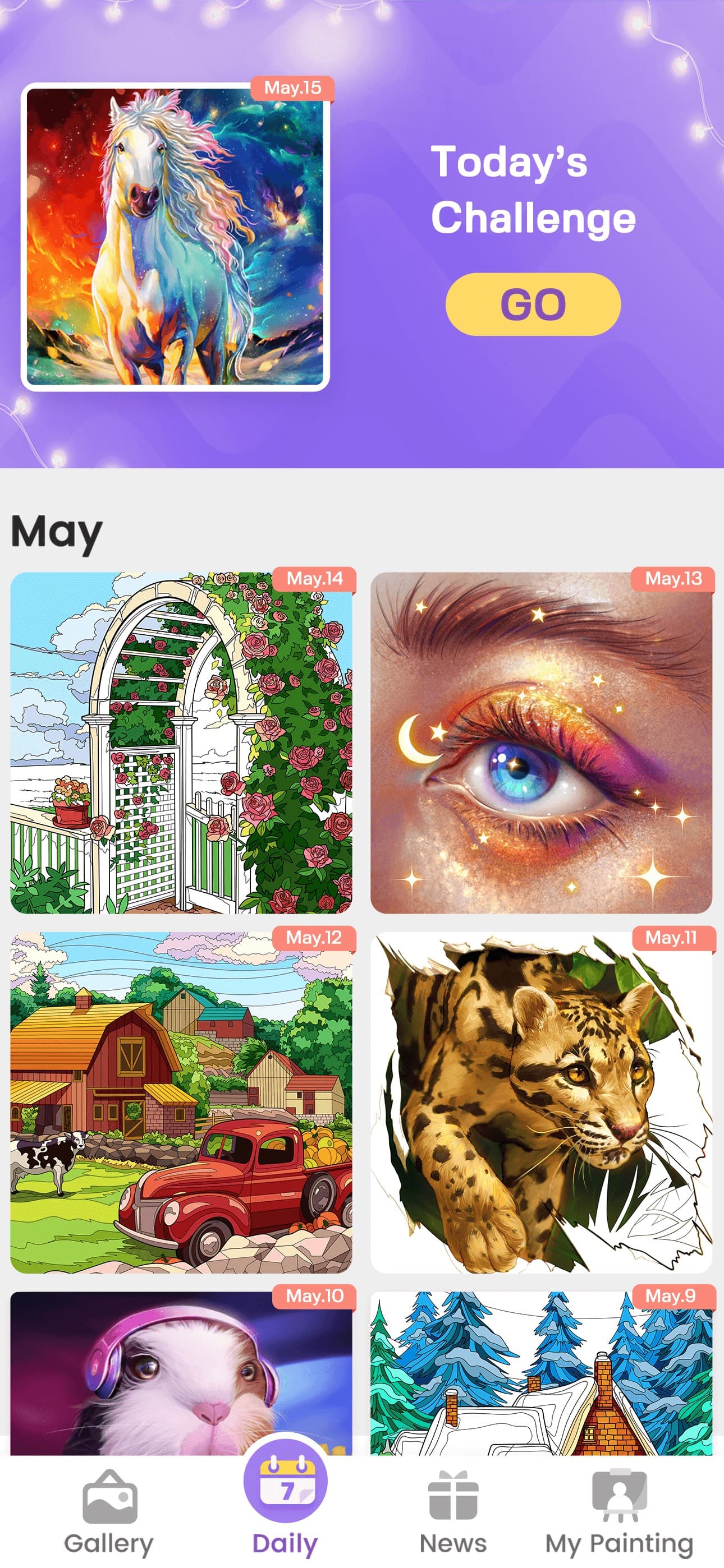 Tap Color Pro: Color By Number screenshot 2 - screenshot