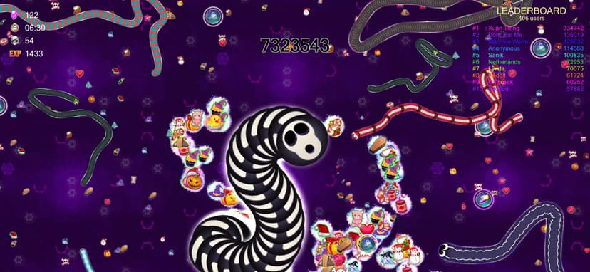 Worm.io - Snake & Worm IO Game screenshot 4 - screenshot