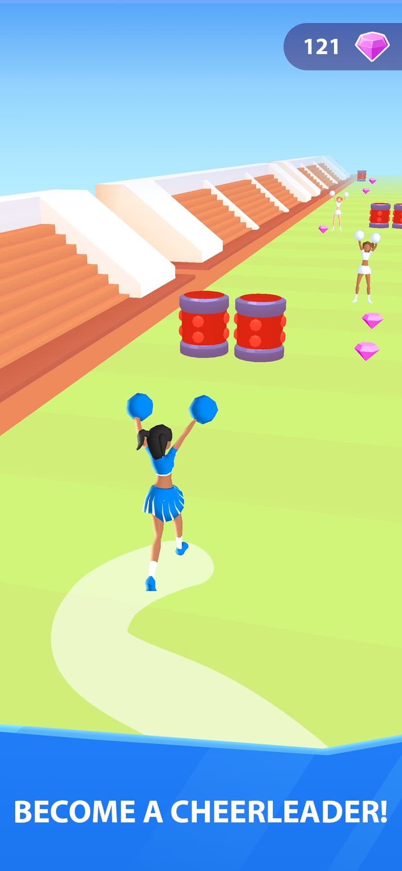 Cheerleader Run 3D screenshot 1 - screenshot
