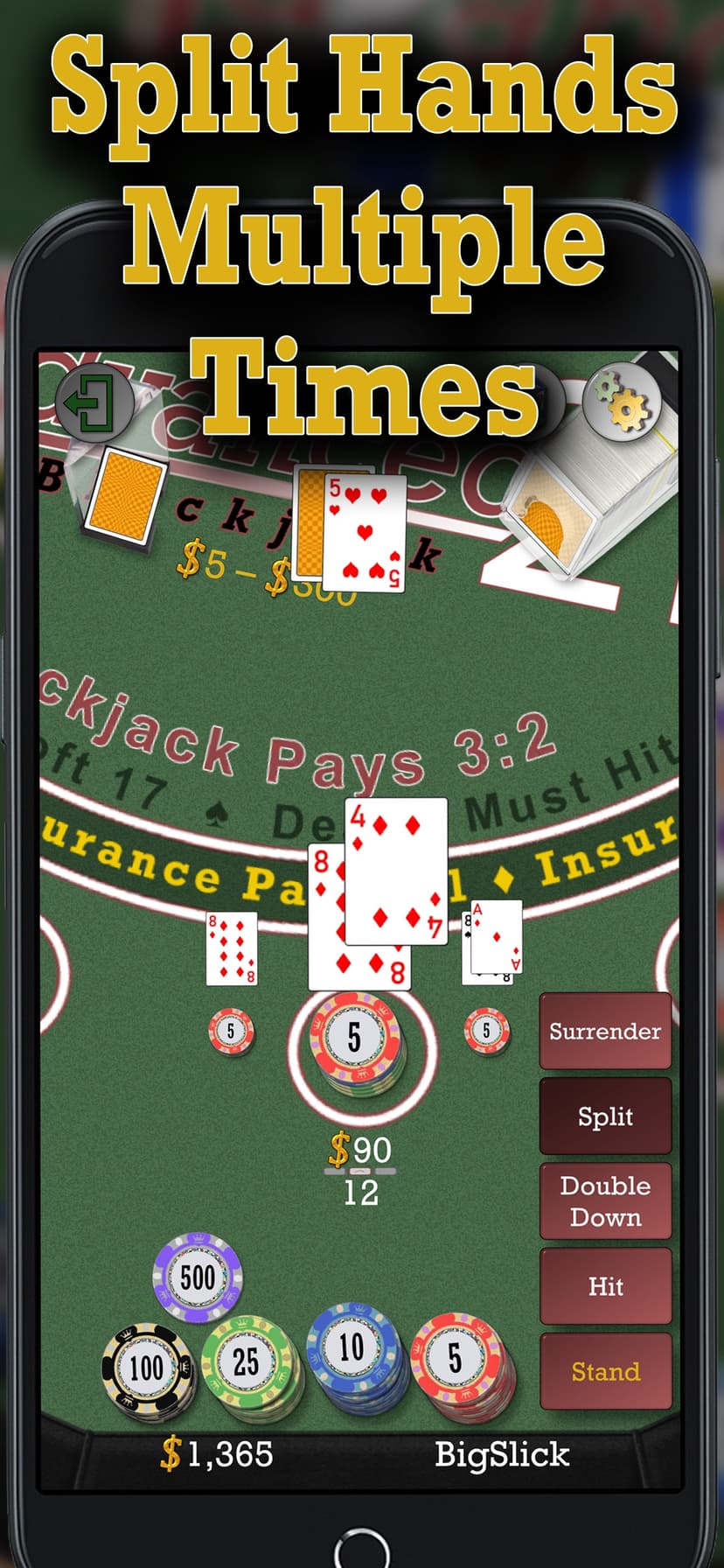 Advanced 21 Blackjack screenshot 6 - screenshot