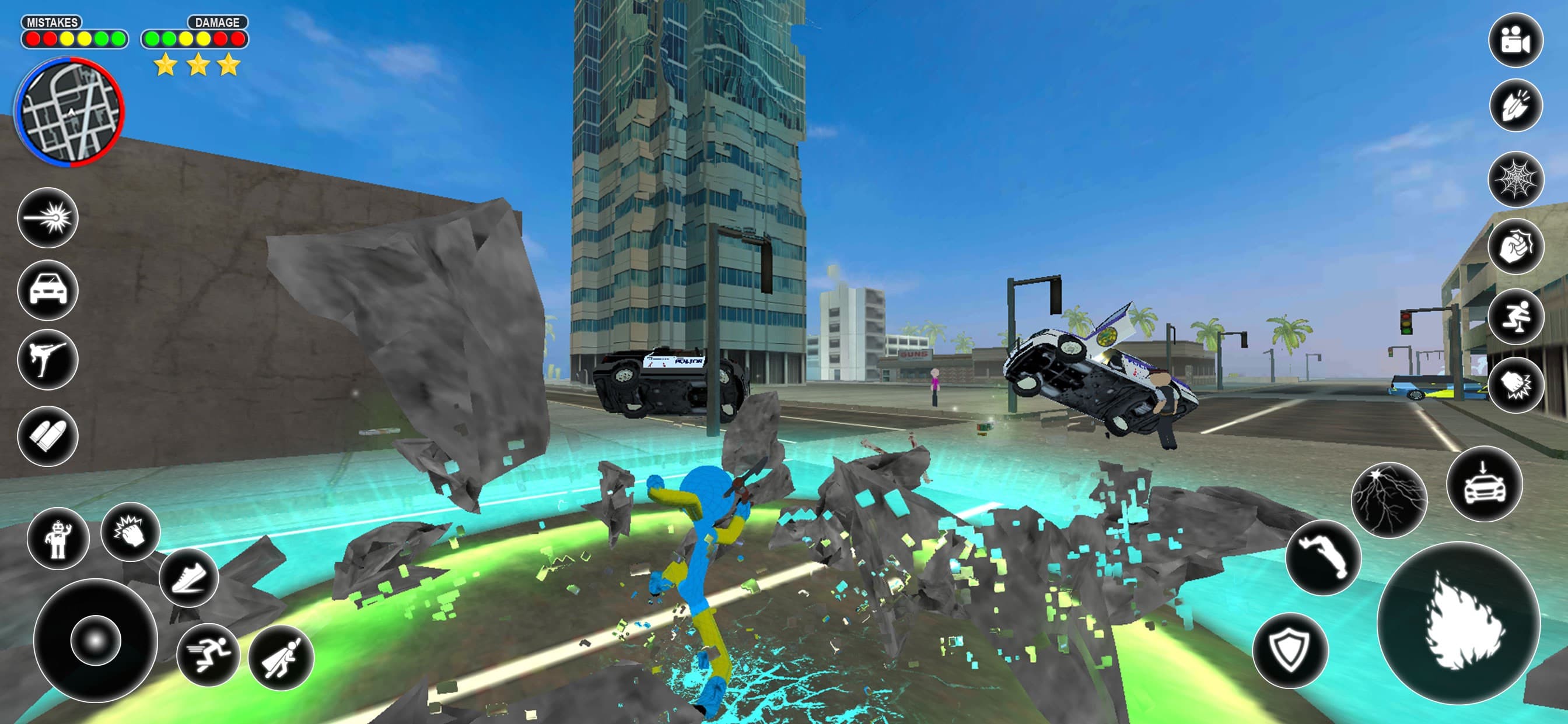 Stickman Rope Hero Spider Game screenshot 5 - screenshot