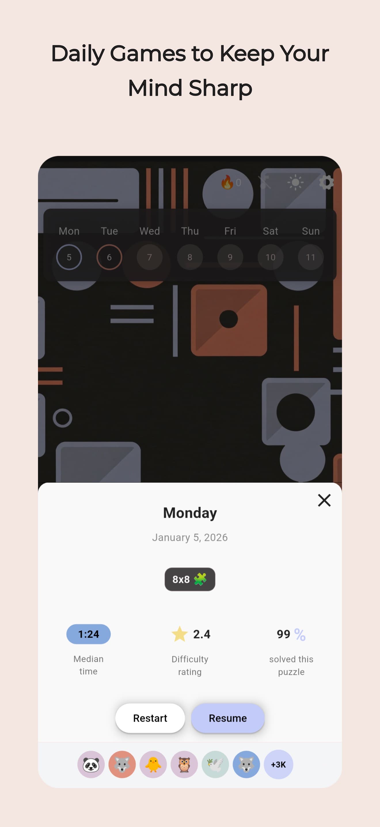 Rumba: Daily Binairo+ Puzzle screenshot 7 - screenshot