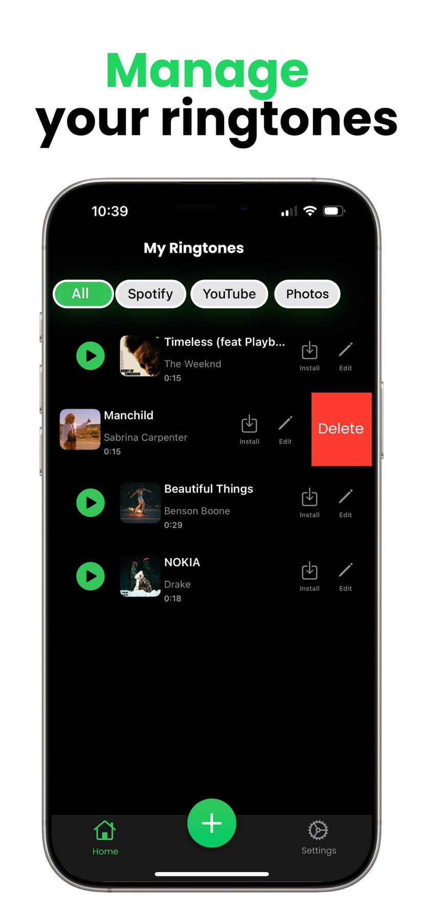 IRingtone: Spotify & YouTube screenshot 4 - screenshot