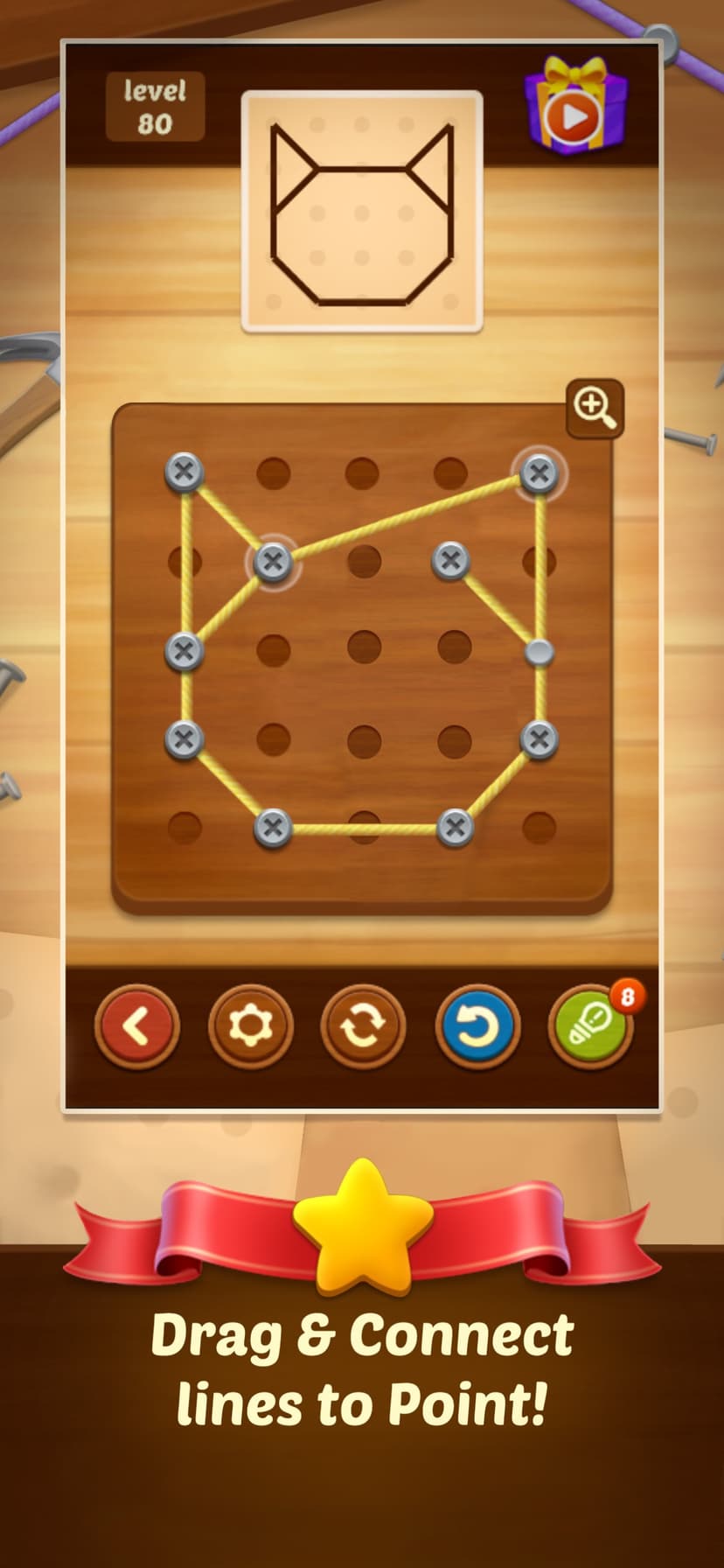 Line Puzzle: String Art screenshot 1 - screenshot