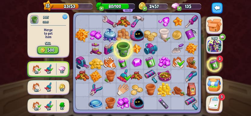Halloween Merge: Merge Mansion screenshot 5 - screenshot