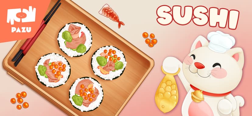 Sushi Maker Kids Cooking Games screenshot 3 - screenshot