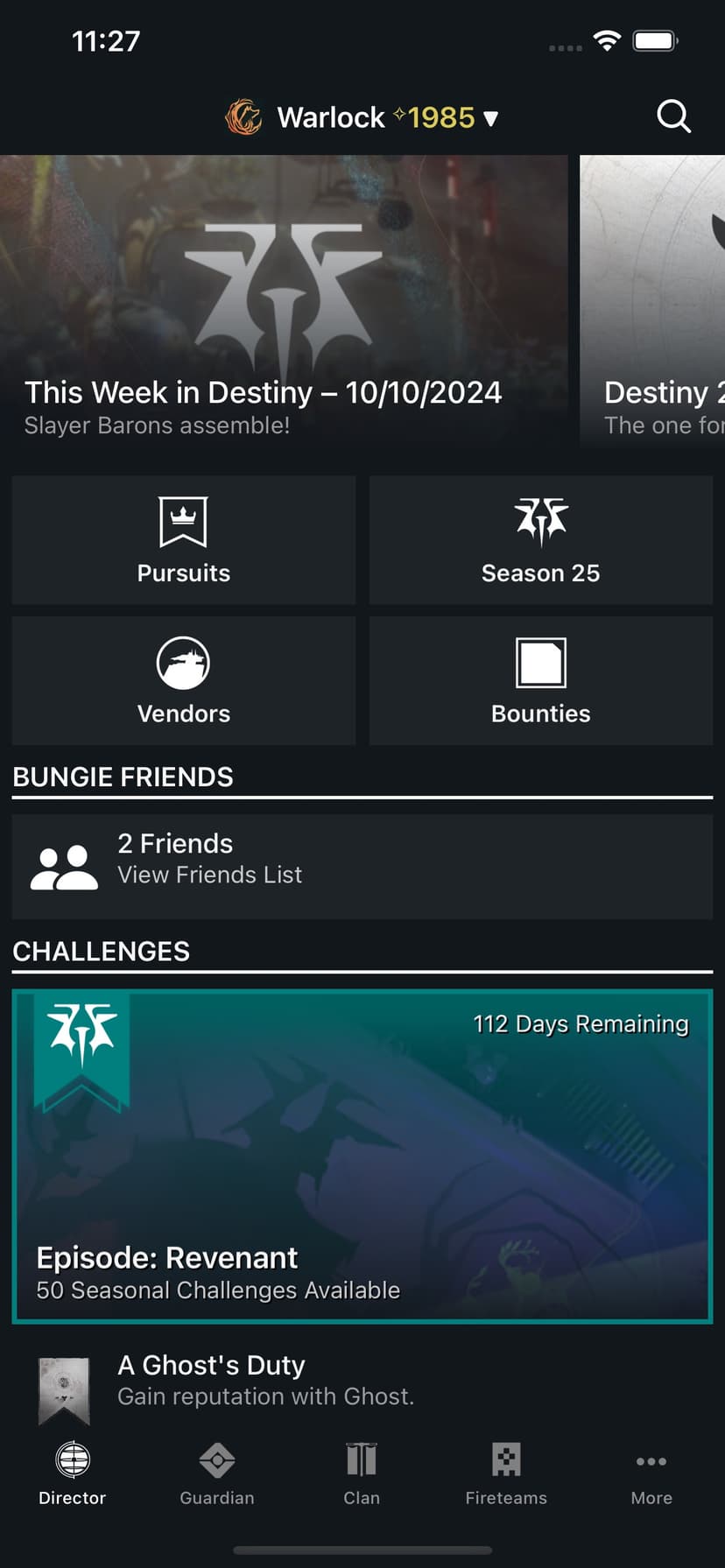 Destiny 2 Companion screenshot 2 - screenshot