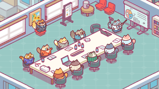 Office Cat: Idle Tycoon Games screenshot 14 - screenshot