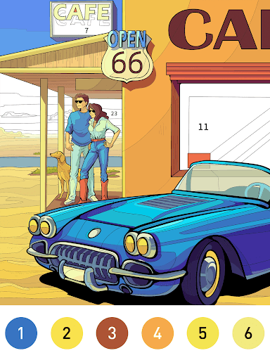 Nostalgia Color by number game screenshot 14 - screenshot