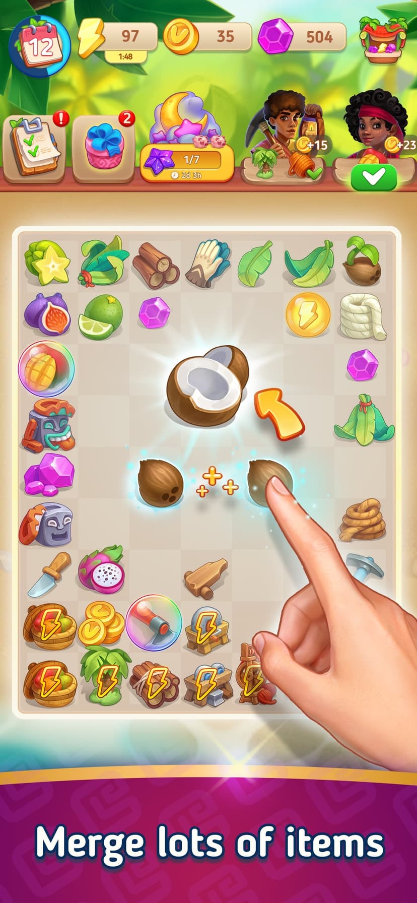 Merge Islanders: Tropical Town screenshot 2 - screenshot