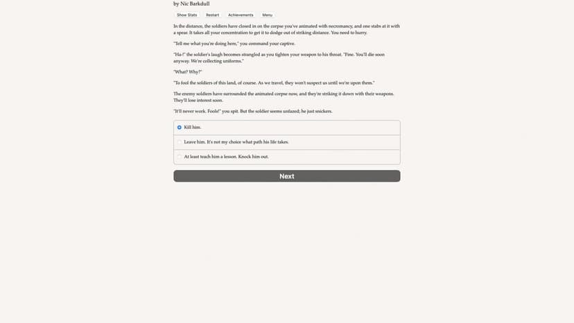 Null - screenshot
