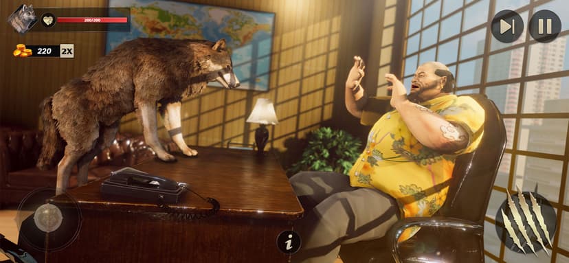 The Wild Wolf Life Sim Games screenshot 1 - screenshot