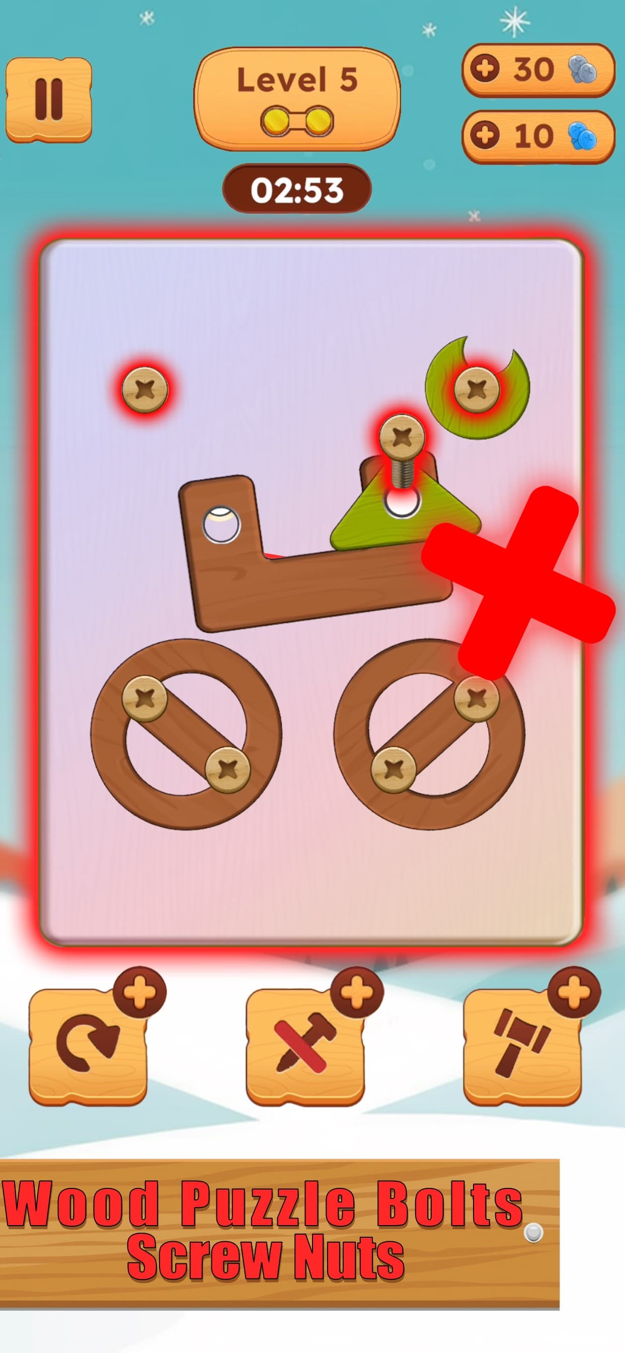 Crazy Screws: Wood Bolts&Nuts screenshot 4 - screenshot