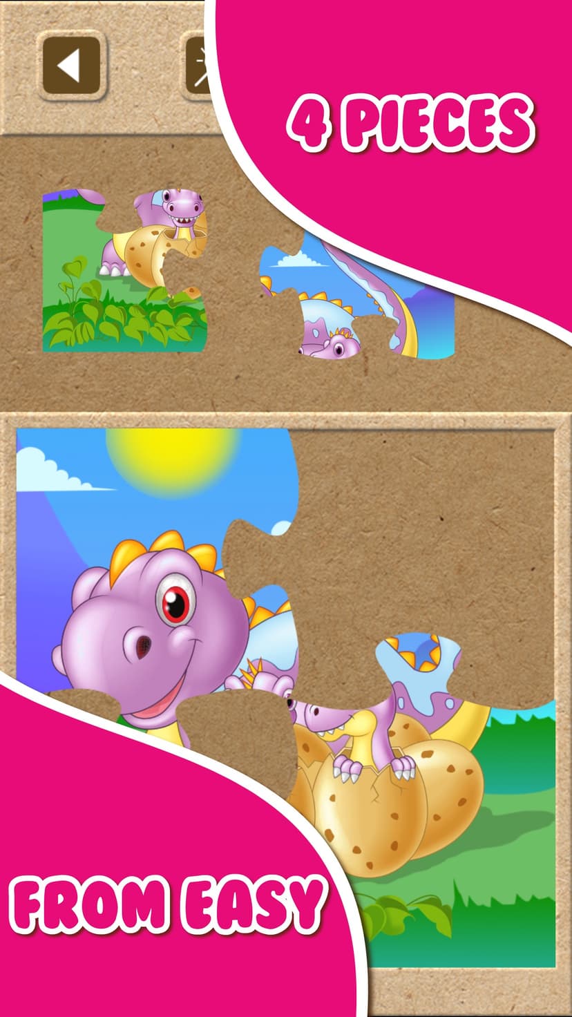 Dinosaur Jigsaw Puzzle.s Free Toddler.s Kids Games screenshot 3 - screenshot