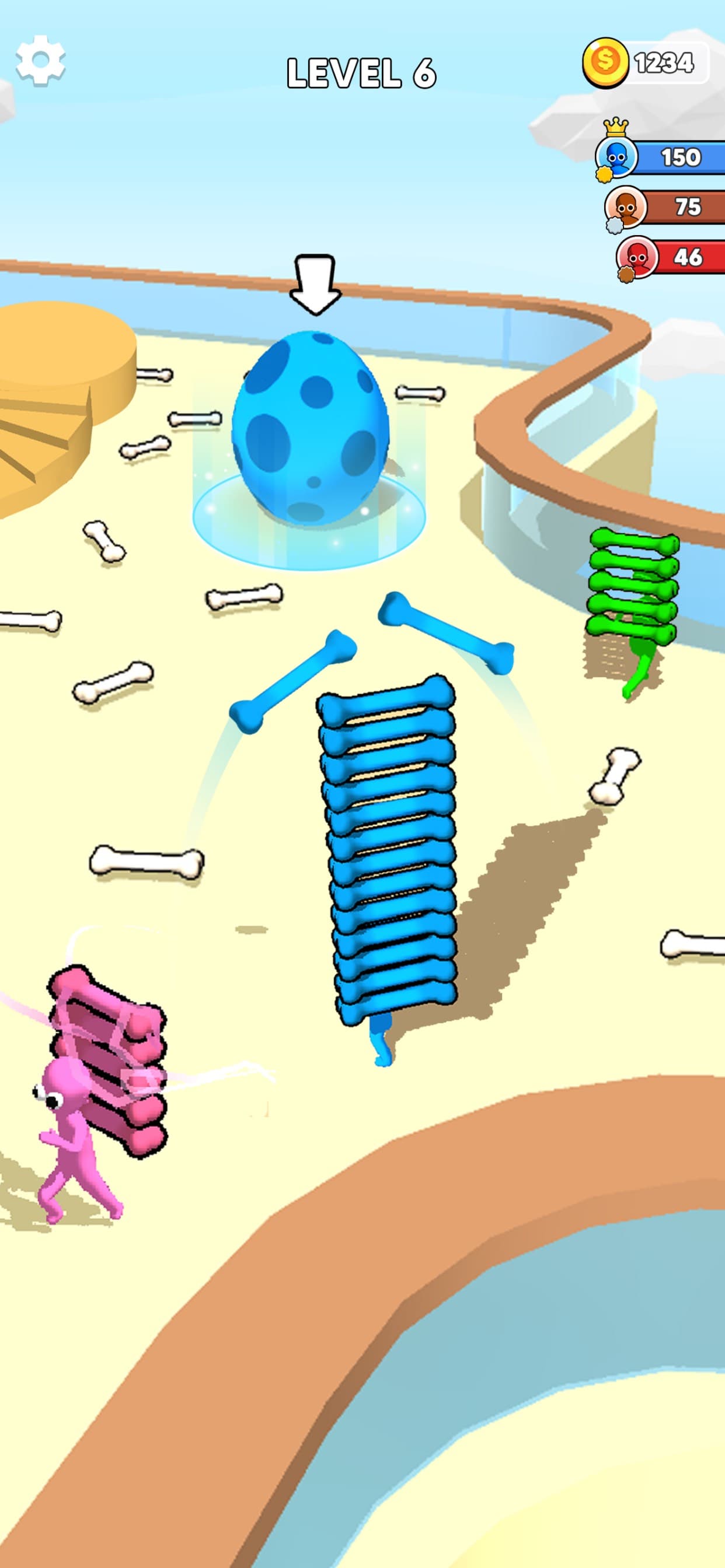 Dino Chaos: Crazy Race screenshot 1 - screenshot