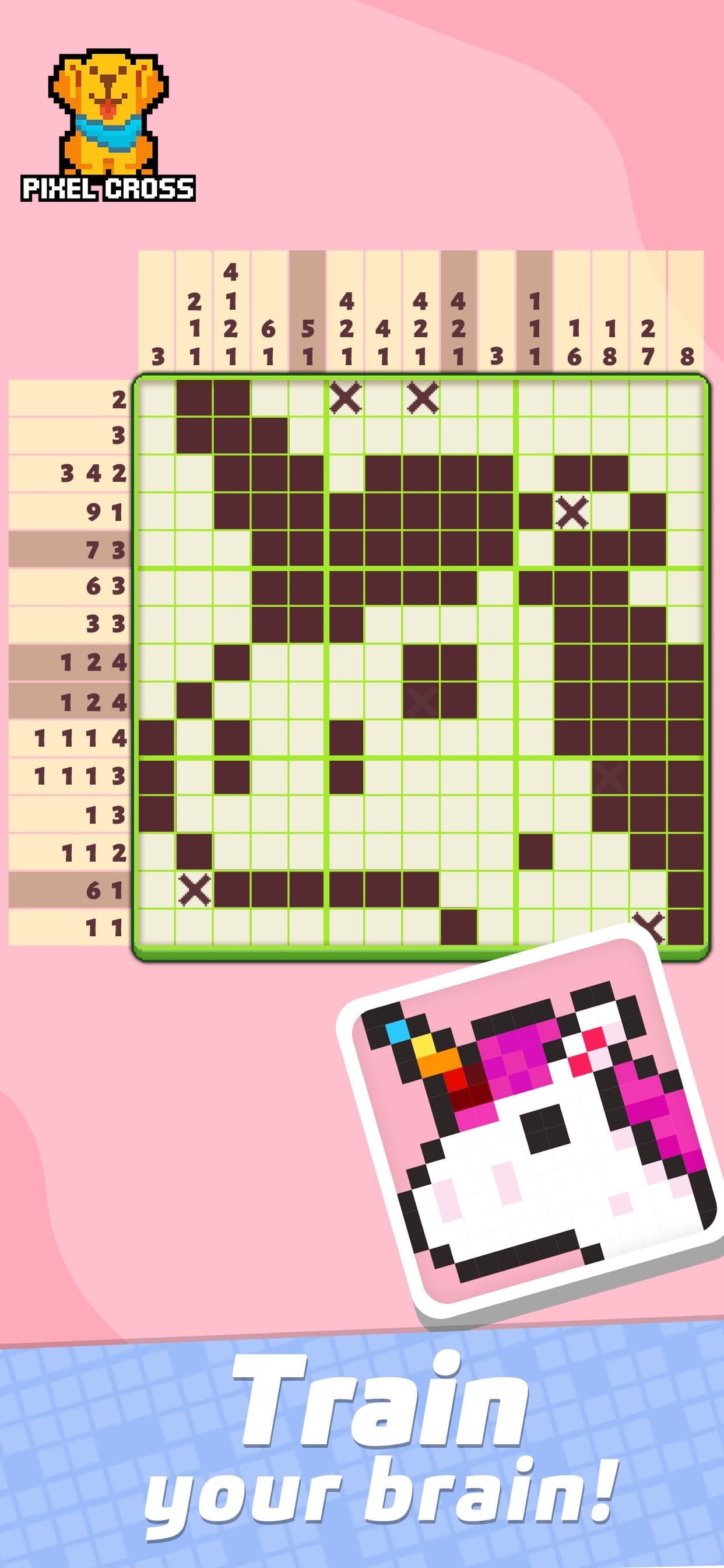 Pixel Cross™-Puzzle Page Game screenshot 1 - screenshot
