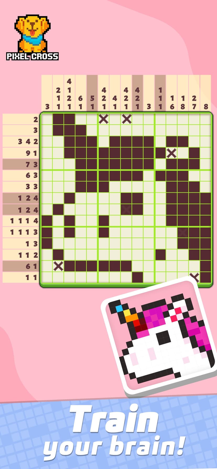 Pixel Cross™-Puzzle Page Game screenshot 1 - screenshot