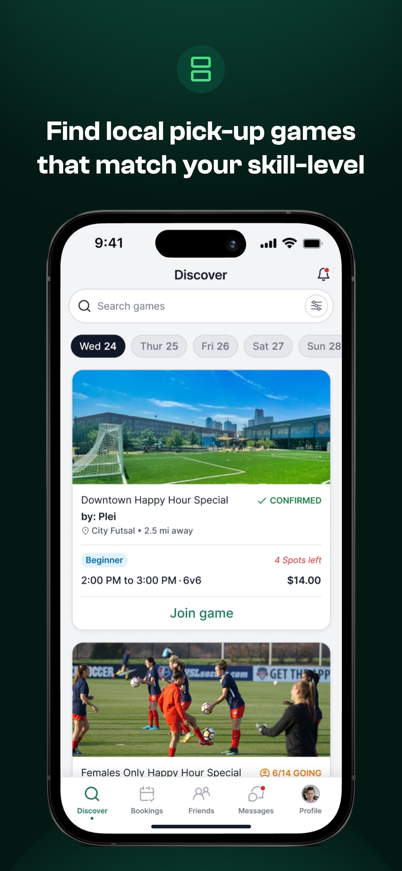 Plei | Pick Up Soccer screenshot 3 - screenshot