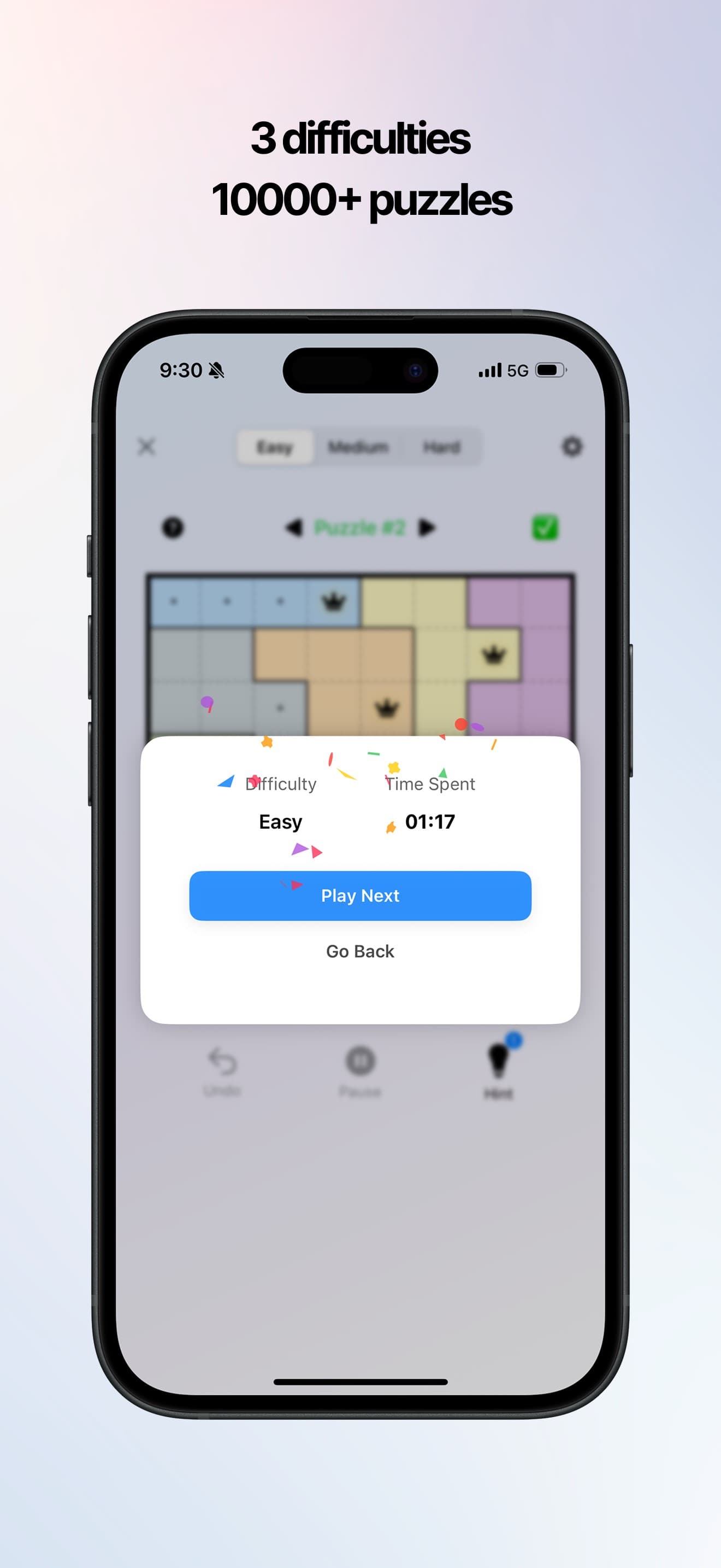 Crowns - Logic puzzle game screenshot 1 - screenshot