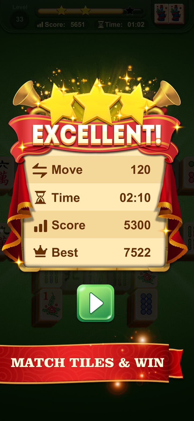 Mahjong Solitaire: Match Tiles screenshot 4 - screenshot