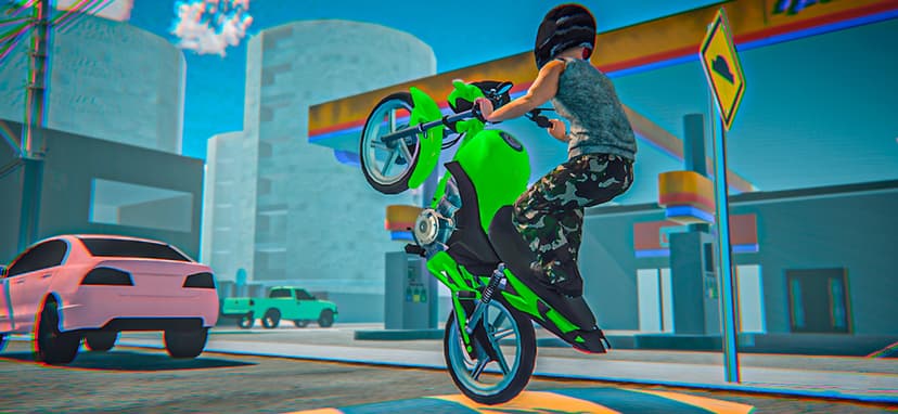 Wheelie City screenshot 1 - screenshot