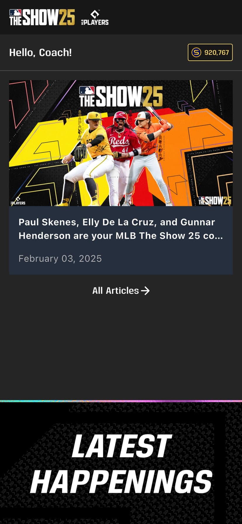 MLB The Show Companion App screenshot 1 - screenshot
