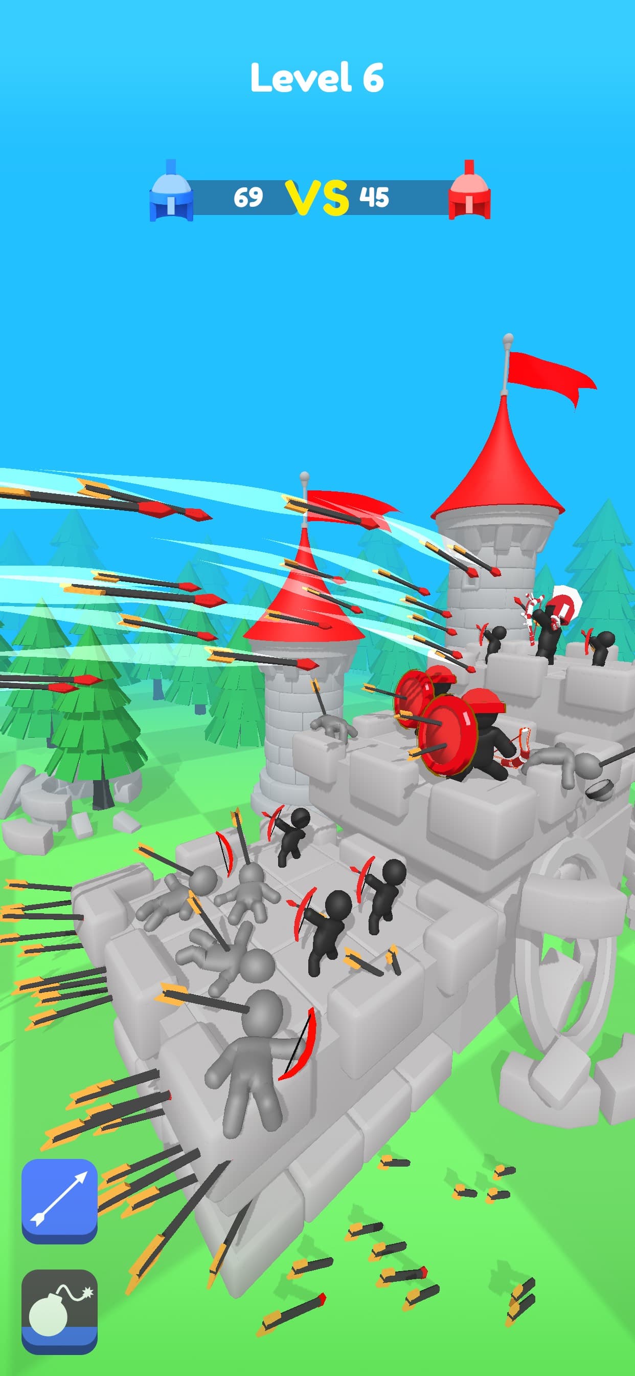 Merge Archers: Arrow Game screenshot 2 - screenshot
