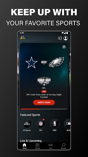 NBC Sports screenshot 1 - screenshot