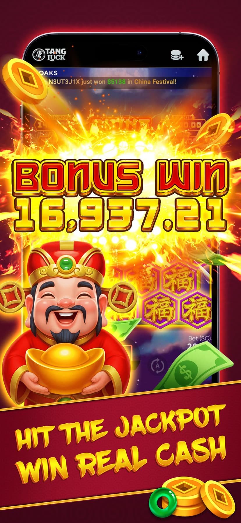 Tang Luck: Casino Slots screenshot 1 - screenshot