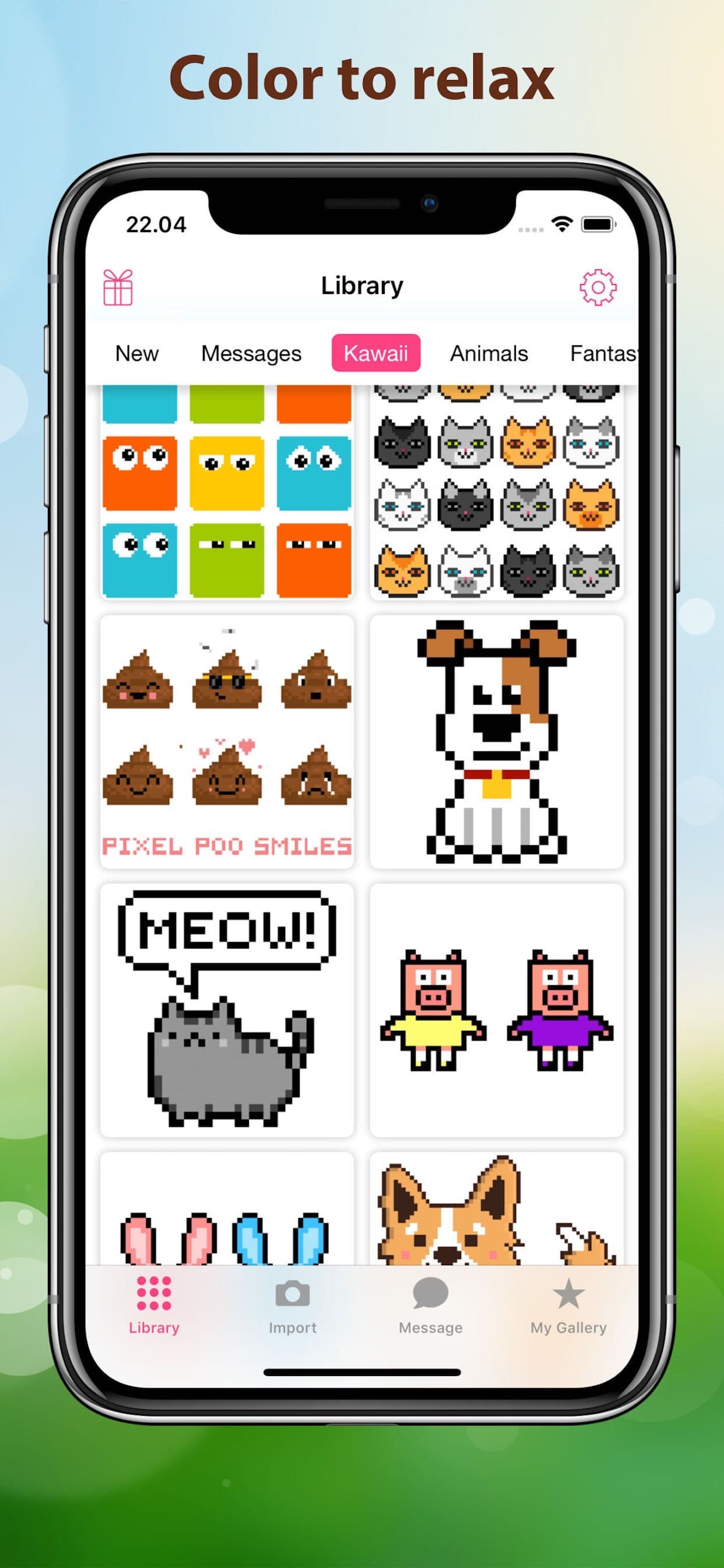 Pixel4u: Unicorn Coloring Game screenshot 2 - screenshot