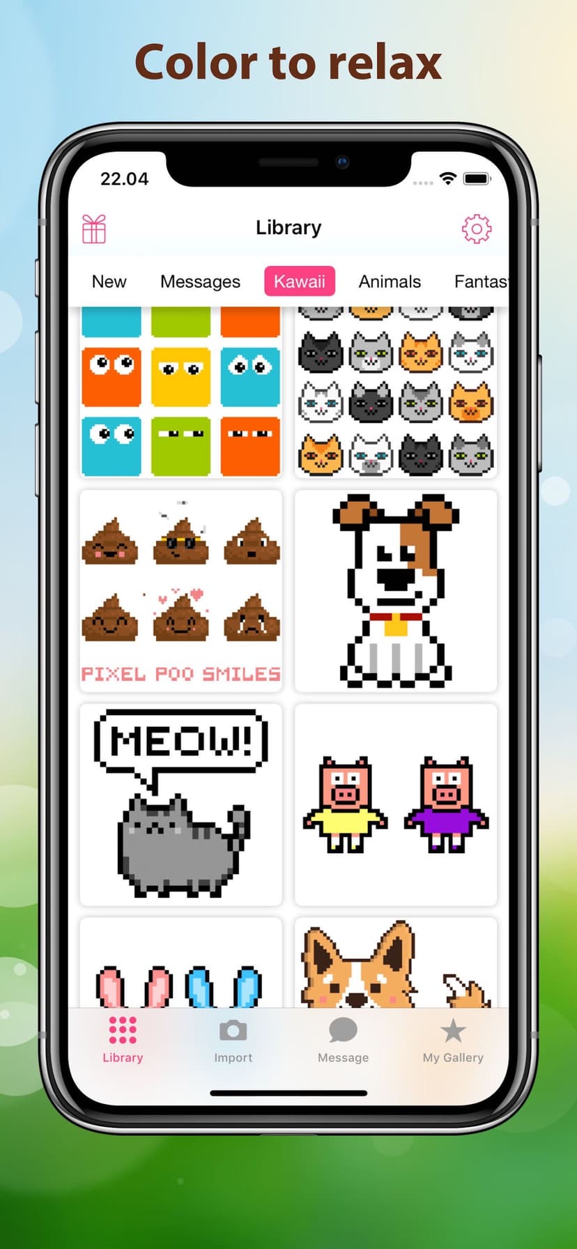 Pixel4u: Unicorn Coloring Game screenshot 2 - screenshot