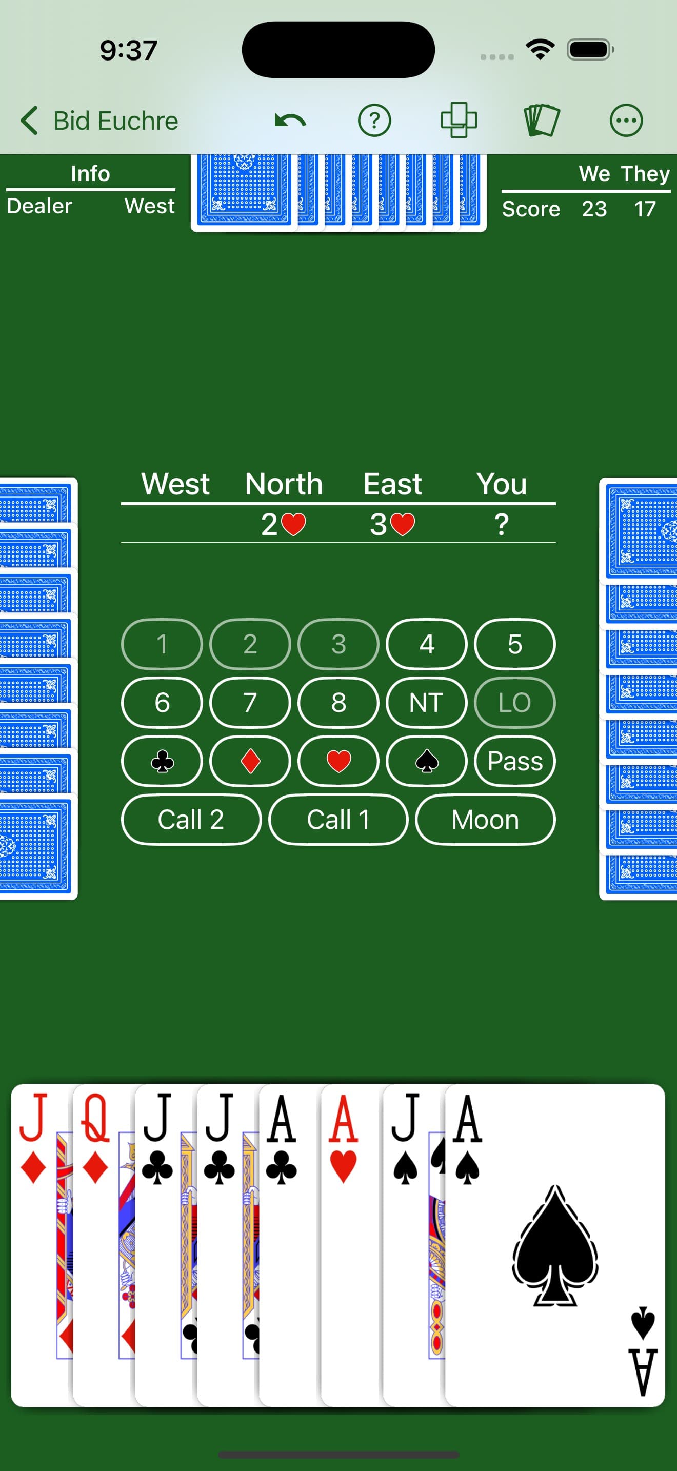Bid Euchre - Expert AI screenshot 3 - screenshot
