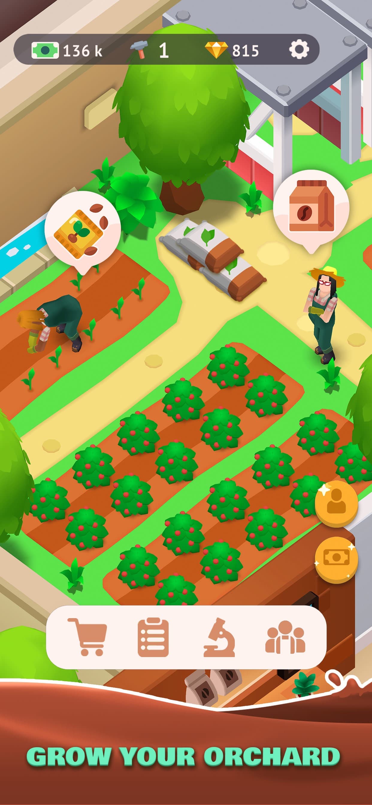 Idle Coffee Shop Tycoon - Game screenshot 1 - screenshot