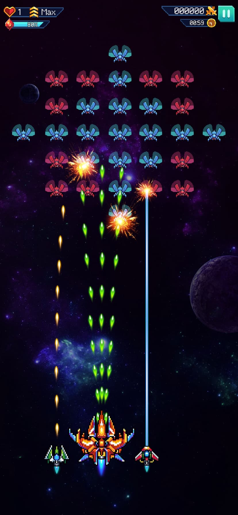 Galaxiga: Classic Arcade Game screenshot 7 - screenshot