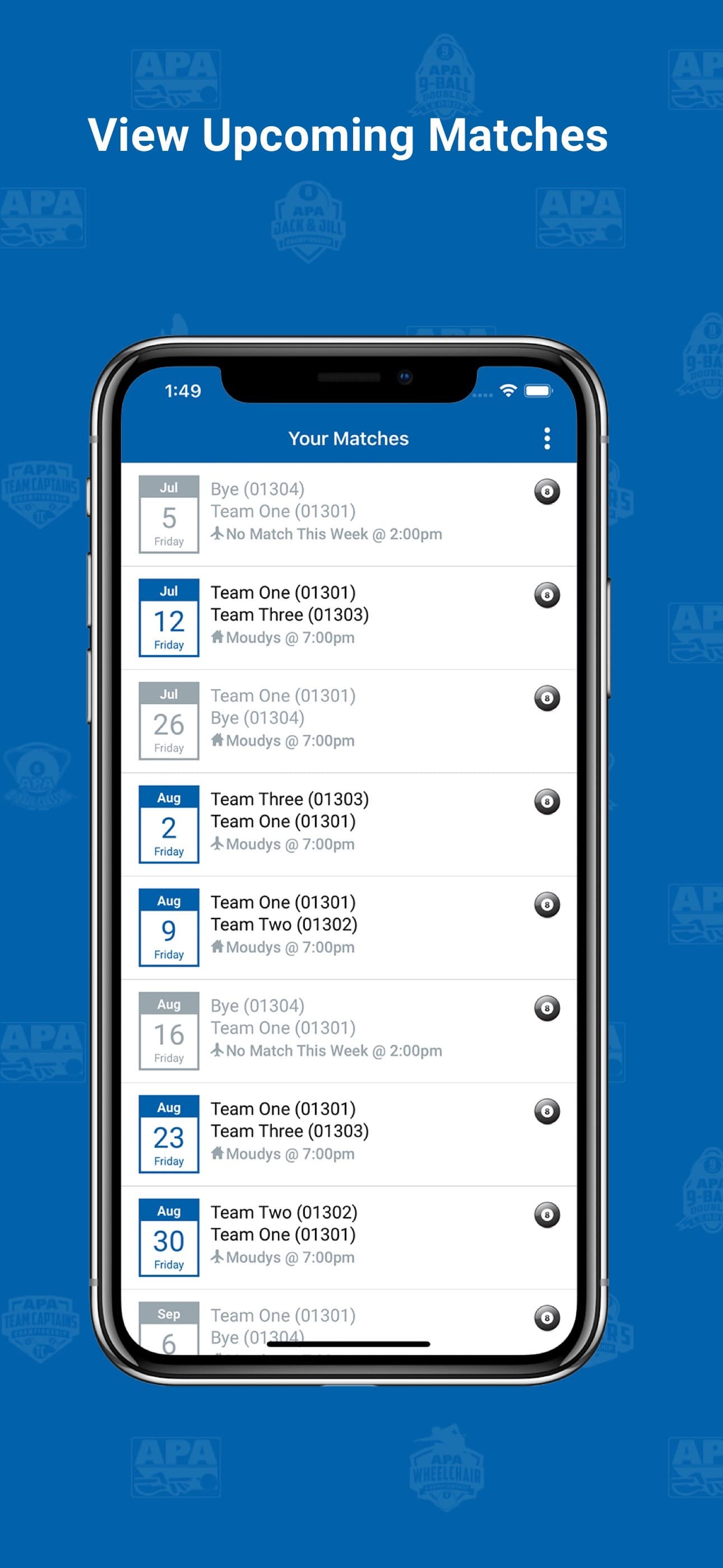 APA Scorekeeper screenshot 3 - screenshot