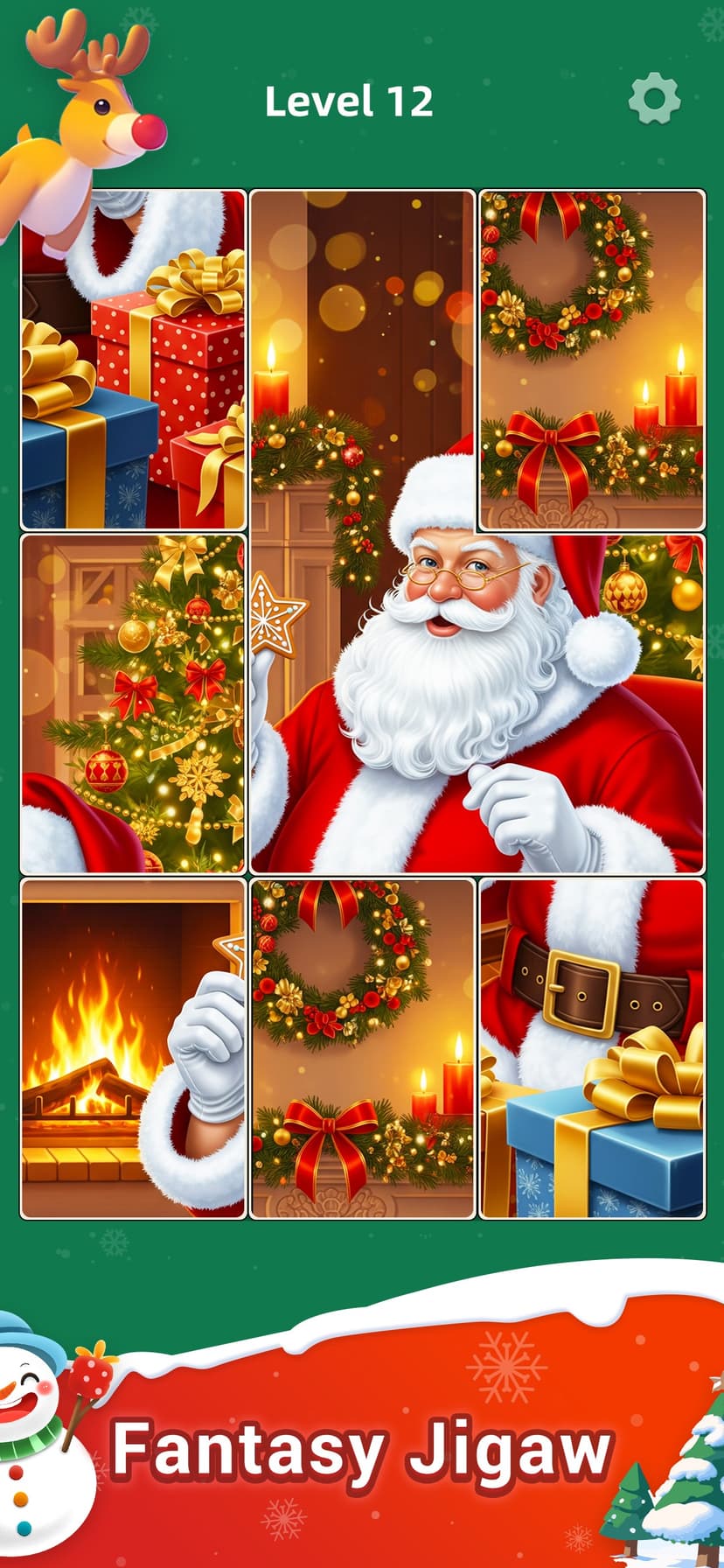 Christmas JigSlide Tile Puzzle screenshot 2 - screenshot