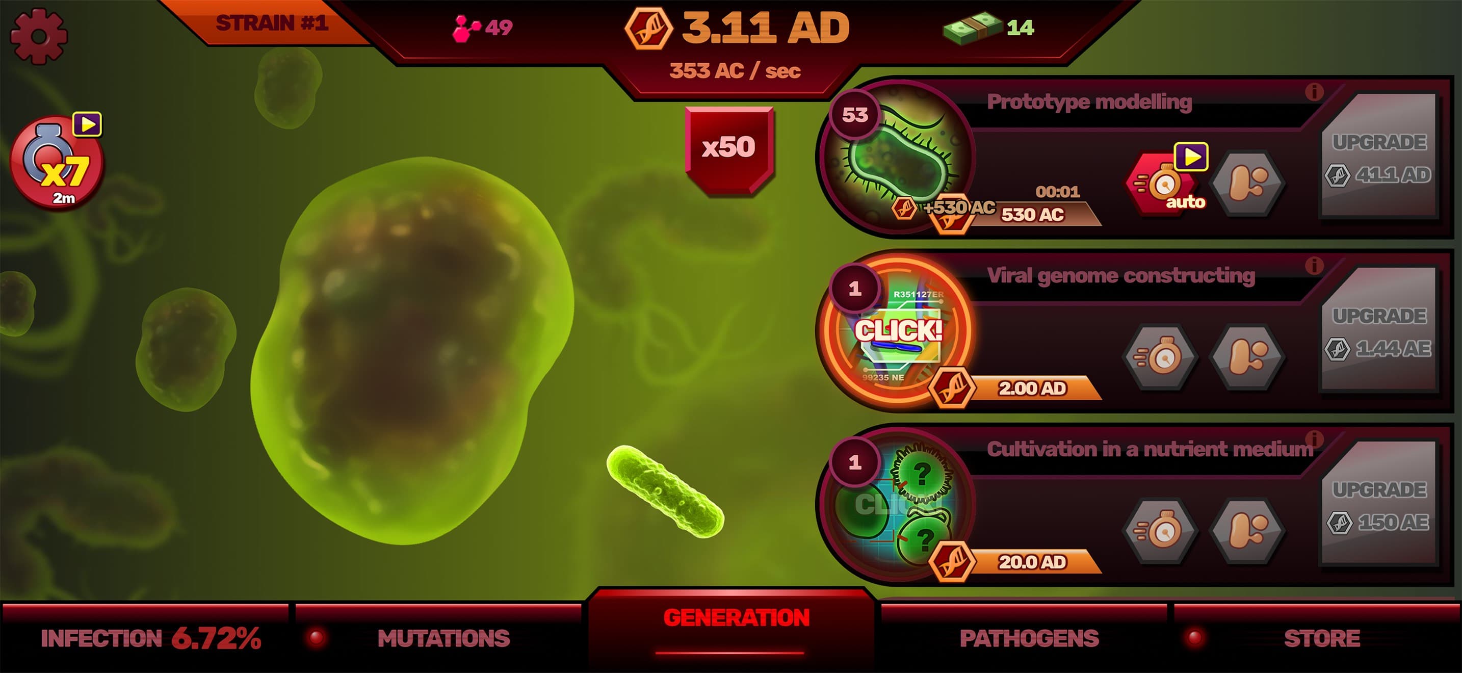 Patient Zero: Virus game screenshot 5 - screenshot