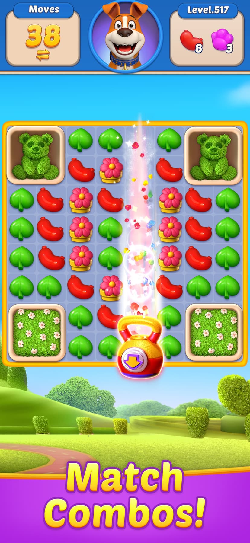 Puppy Match - Match 3 Game screenshot 1 - screenshot