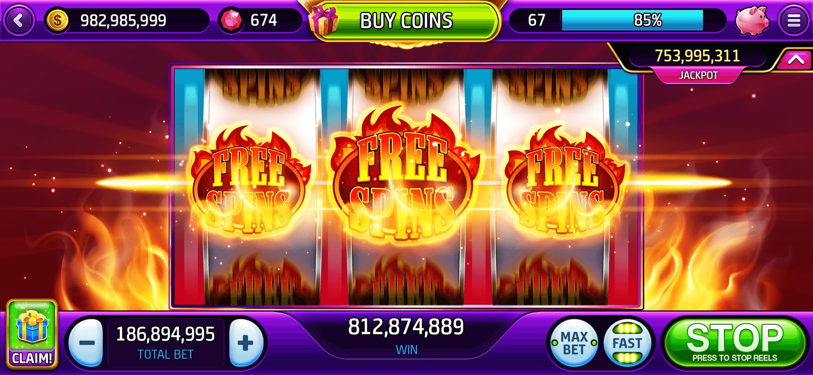 Fortune 777 Slots Vegas Casino screenshot 5 - screenshot