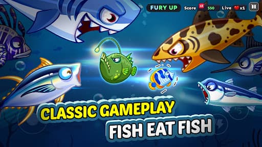 Fish Dash: Shark Eater Frenzy screenshot 1 - screenshot