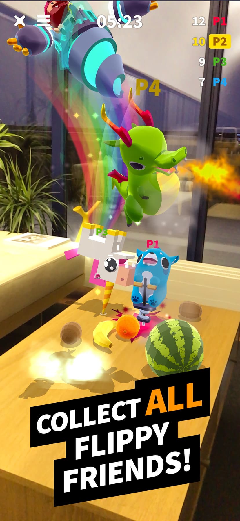 Flippy Friends Fruit Crush AR screenshot 6 - screenshot