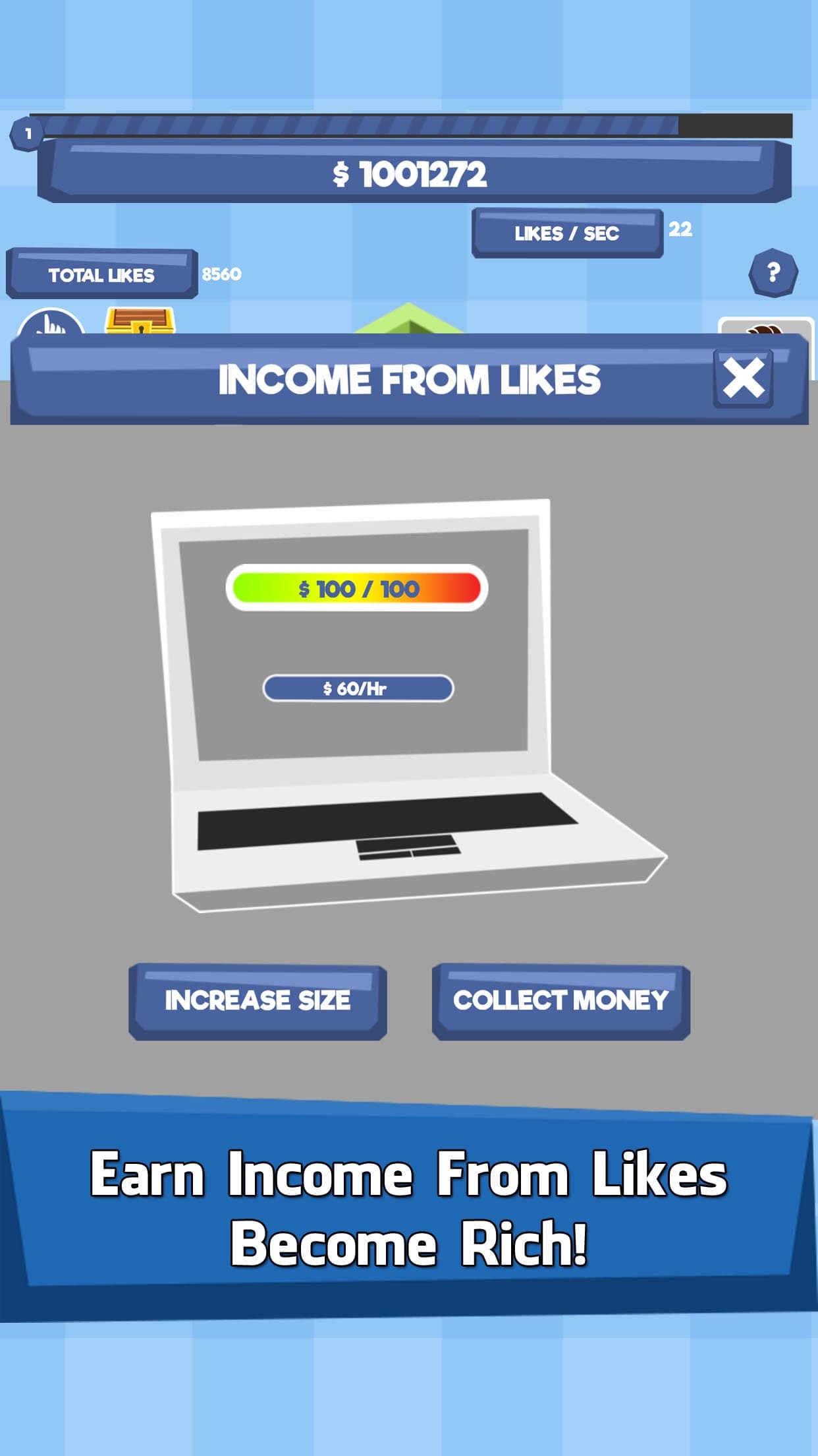 Social Tycoon - Idle Clicker screenshot 3 - screenshot