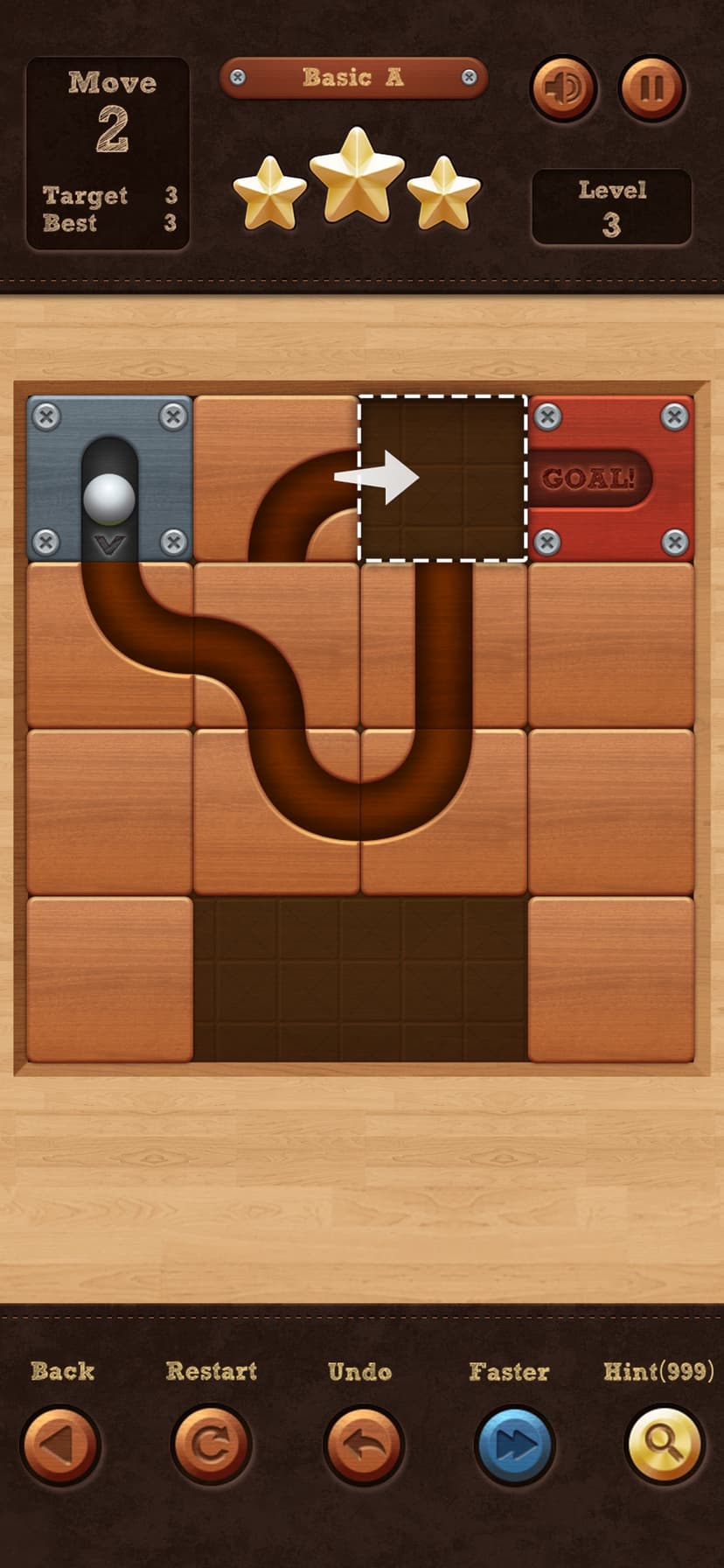 Roll the Ball® - slide puzzle screenshot 1 - screenshot