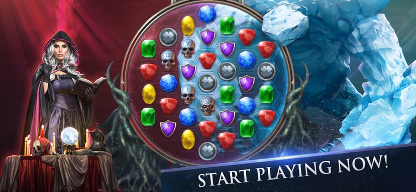 Gunspell 2- Match 3 Puzzle RPG screenshot 8 - screenshot