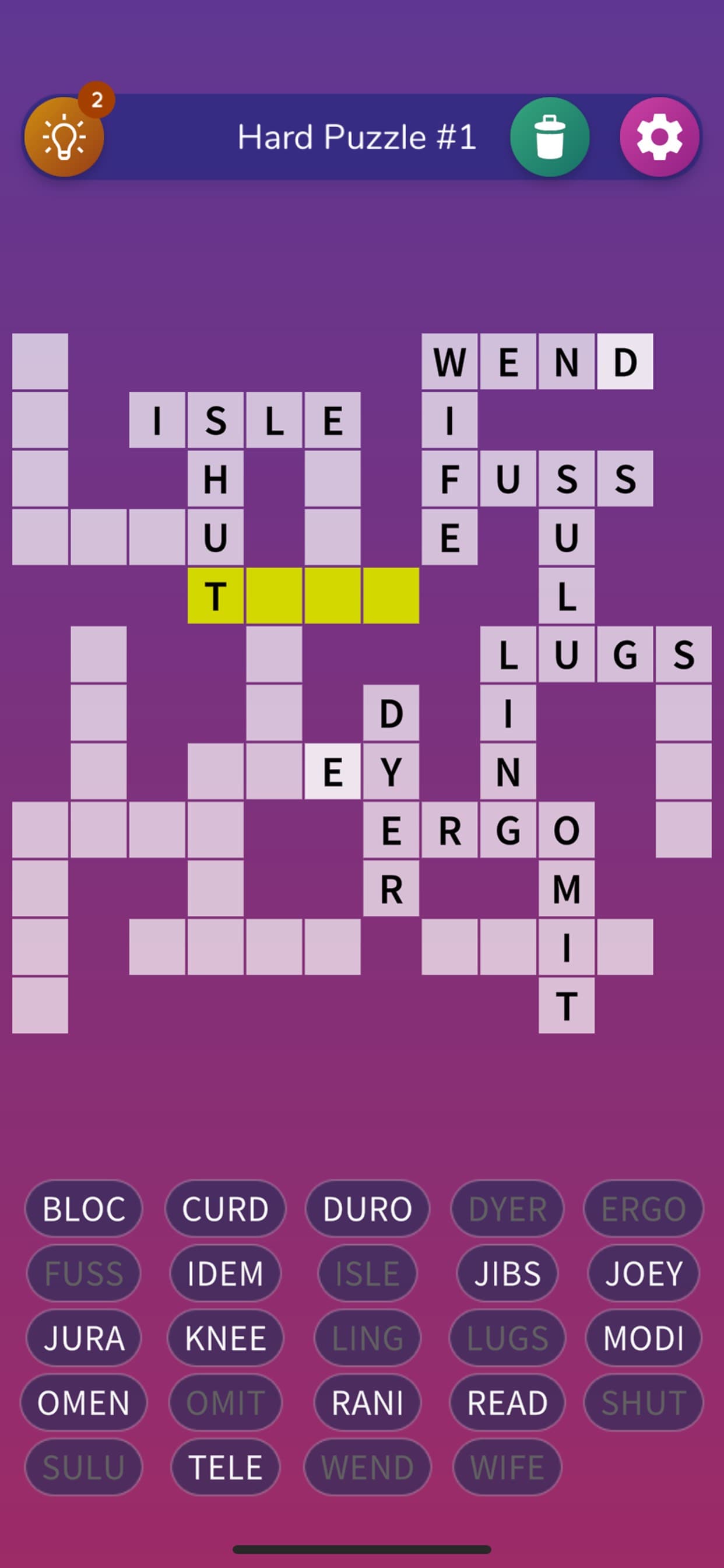 Fill-In Crosswords screenshot 3 - screenshot