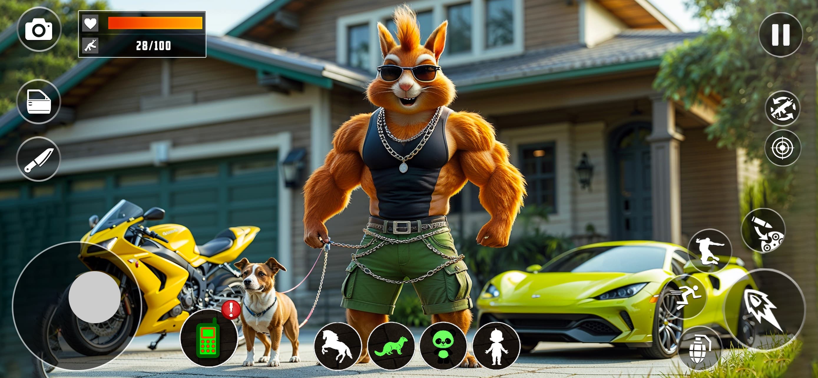Squirrel Super Hero Action Sim screenshot 1 - screenshot
