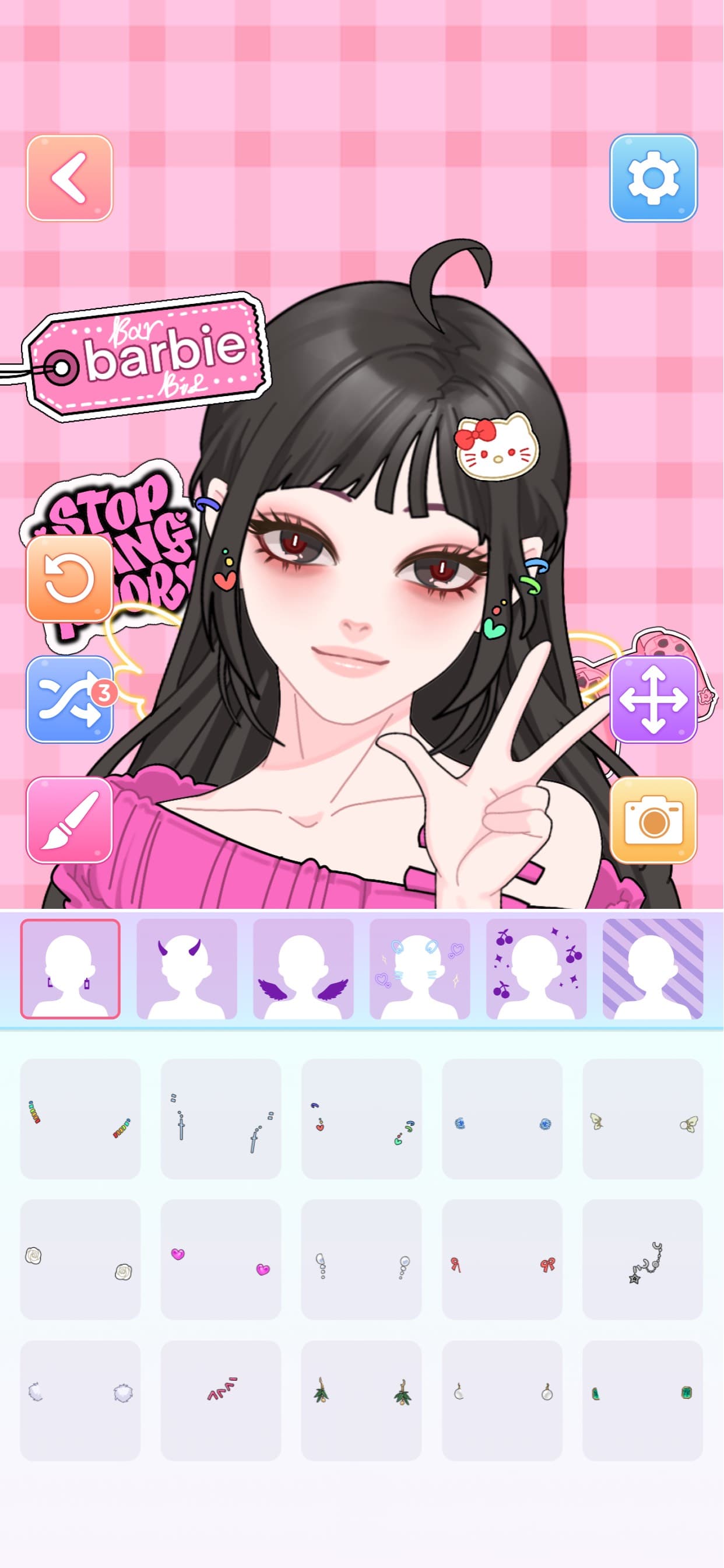 Anime Avatar Maker-Design screenshot 1 - screenshot