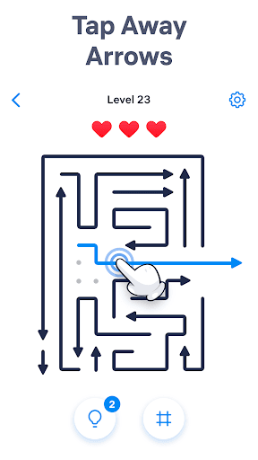 Arrow Puzzle - Tap Away Game screenshot 1 - screenshot