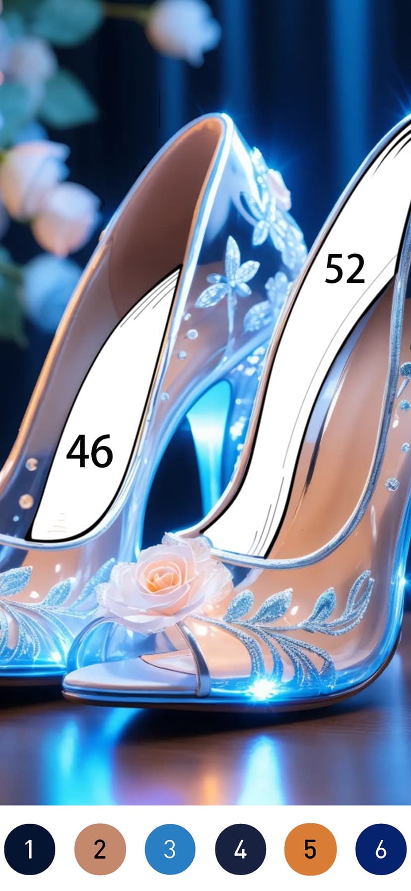 Gown Color - Paint by number screenshot 2 - screenshot