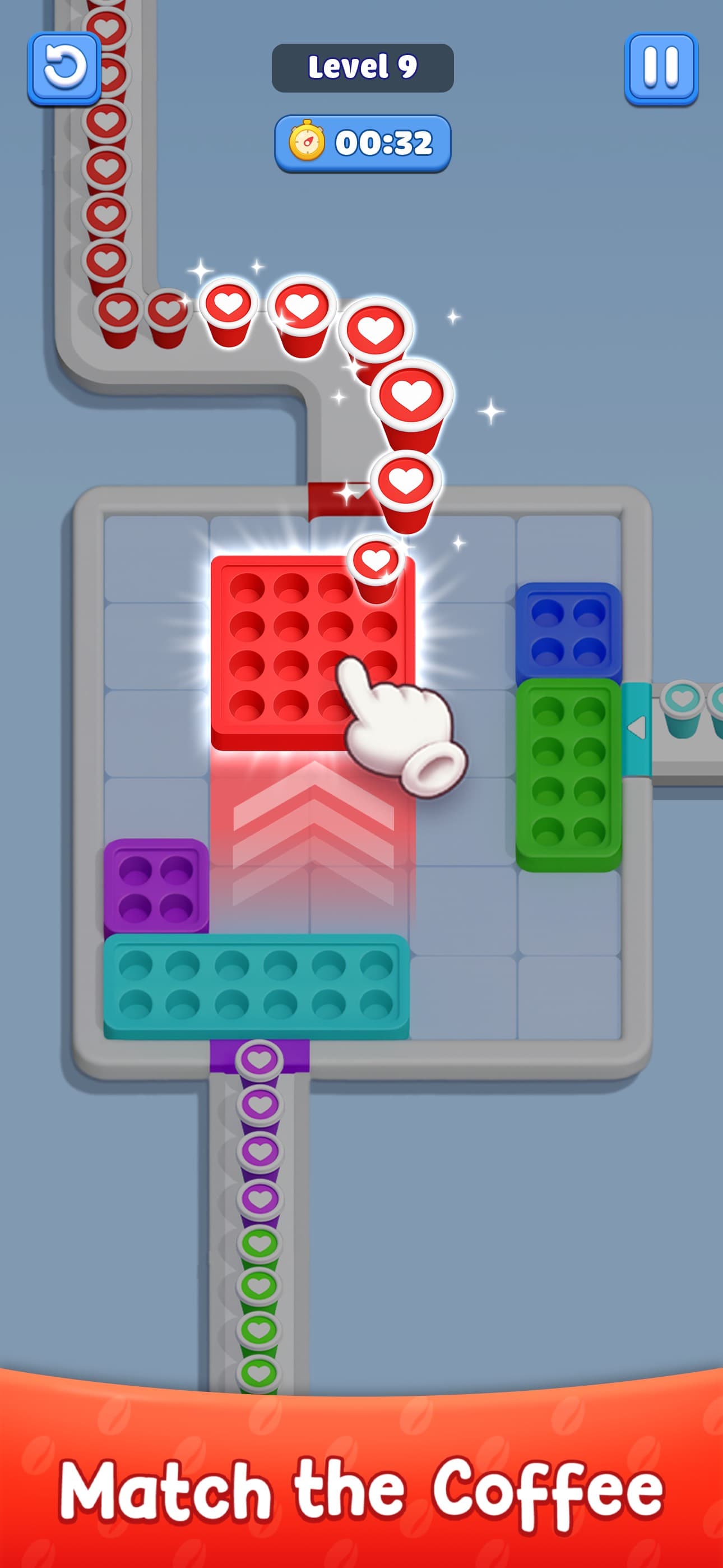 Coffee Master: Color Block screenshot 1 - screenshot